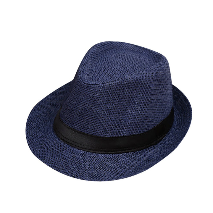 Children Kids Summer Beach Straw Hat Girls Boys Sunhat Jazz Panama Trilby Fedora Hat Gangster Cap Outdoor Breathable Hats кепка