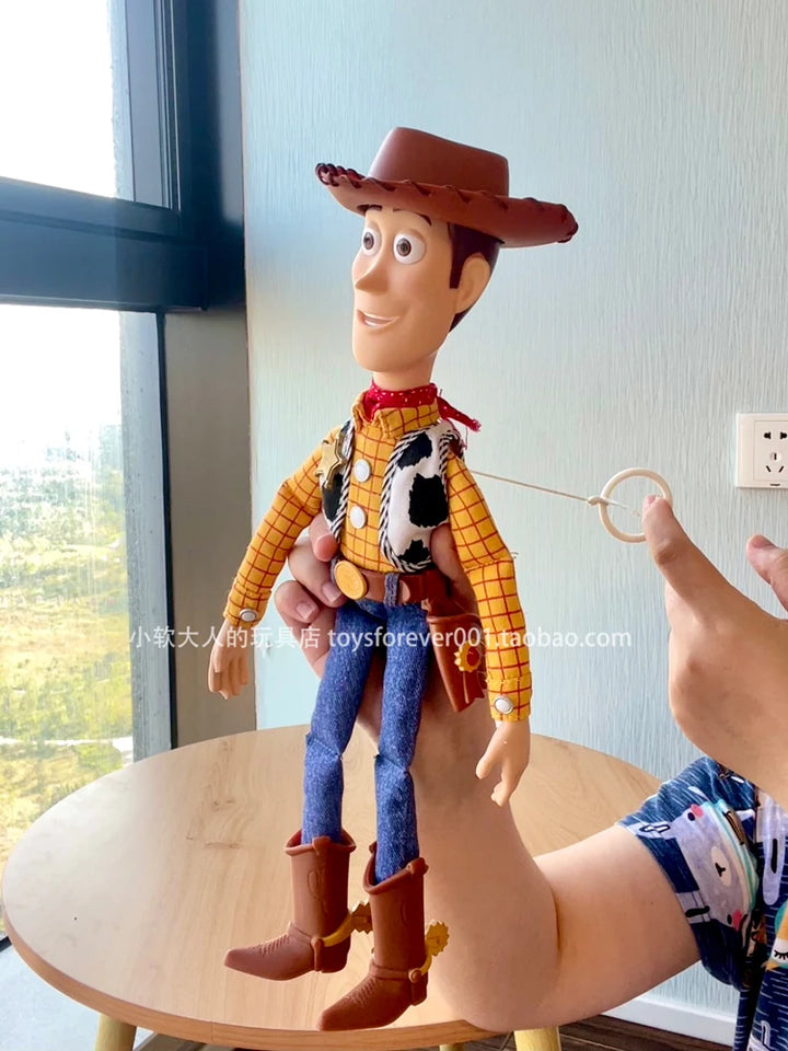 Disney Pixar Toy Story 4 Woody Action Figures Slinky Dog Action Figures Talking English Movie Sound Doll  Kids Birthday Gift