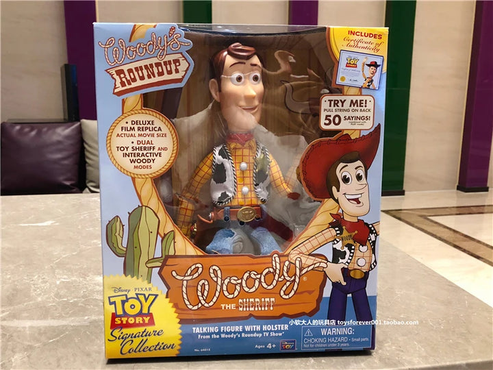 Disney Pixar Toy Story 4 Woody Action Figures Slinky Dog Action Figures Talking English Movie Sound Doll  Kids Birthday Gift