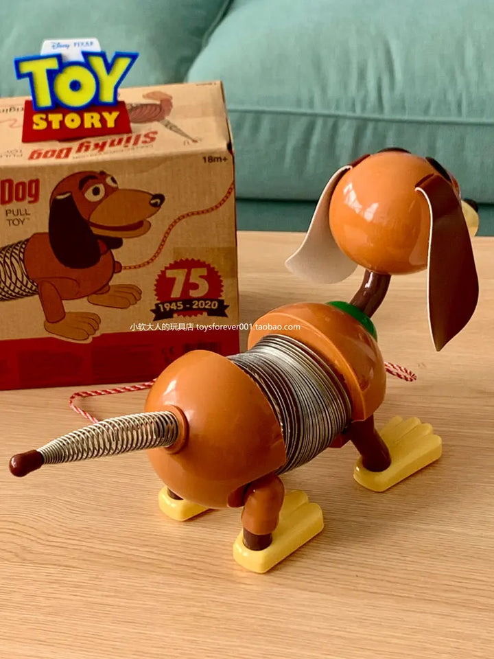 Disney Pixar Toy Story 4 Woody Action Figures Slinky Dog Action Figures Talking English Movie Sound Doll  Kids Birthday Gift