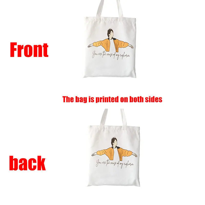 Life Goes On Shopping Bags anime,  Inspired Tote Bag Kpop cute totes