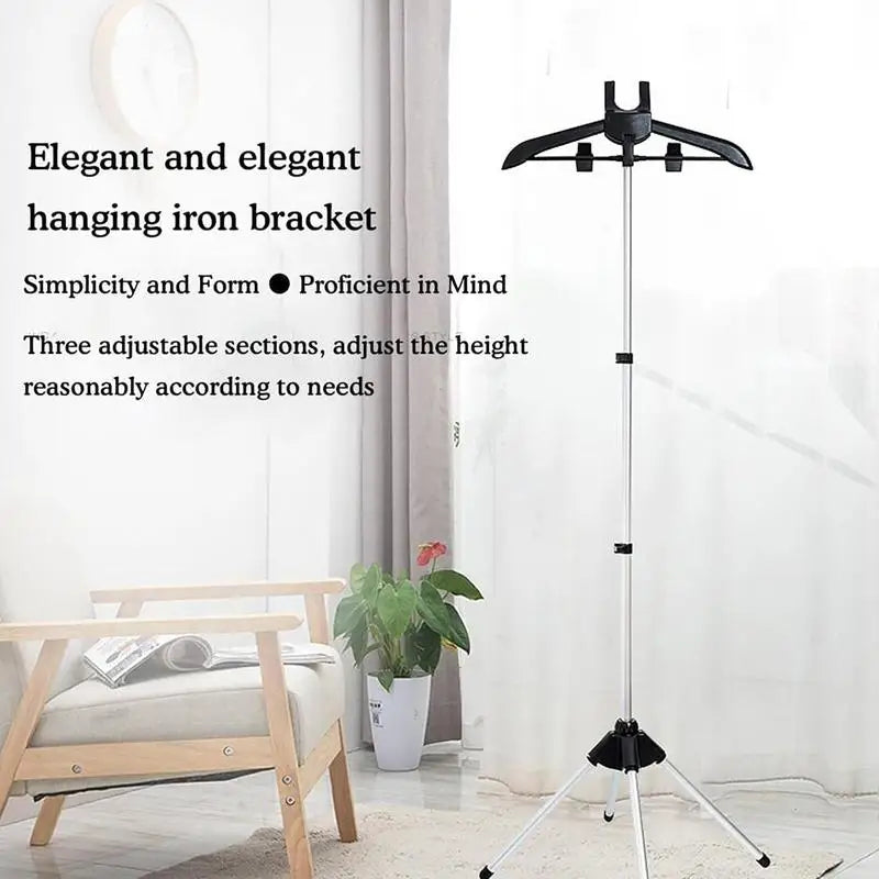 Display Stand Clothes Hanger Garment Foldable Tripod Steamer Rack Cloths Iron Hanging Stand Clothing Drying Rack Steamer Bracket