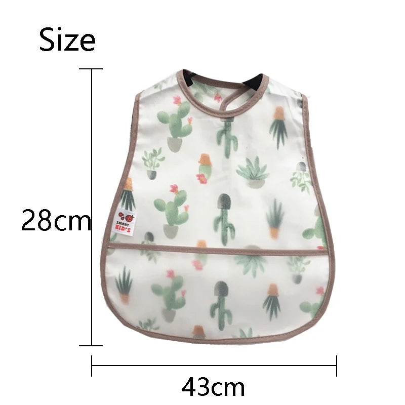 Cute Cartoon Pattern Adjustable Baby Bibs / Burp Cloths