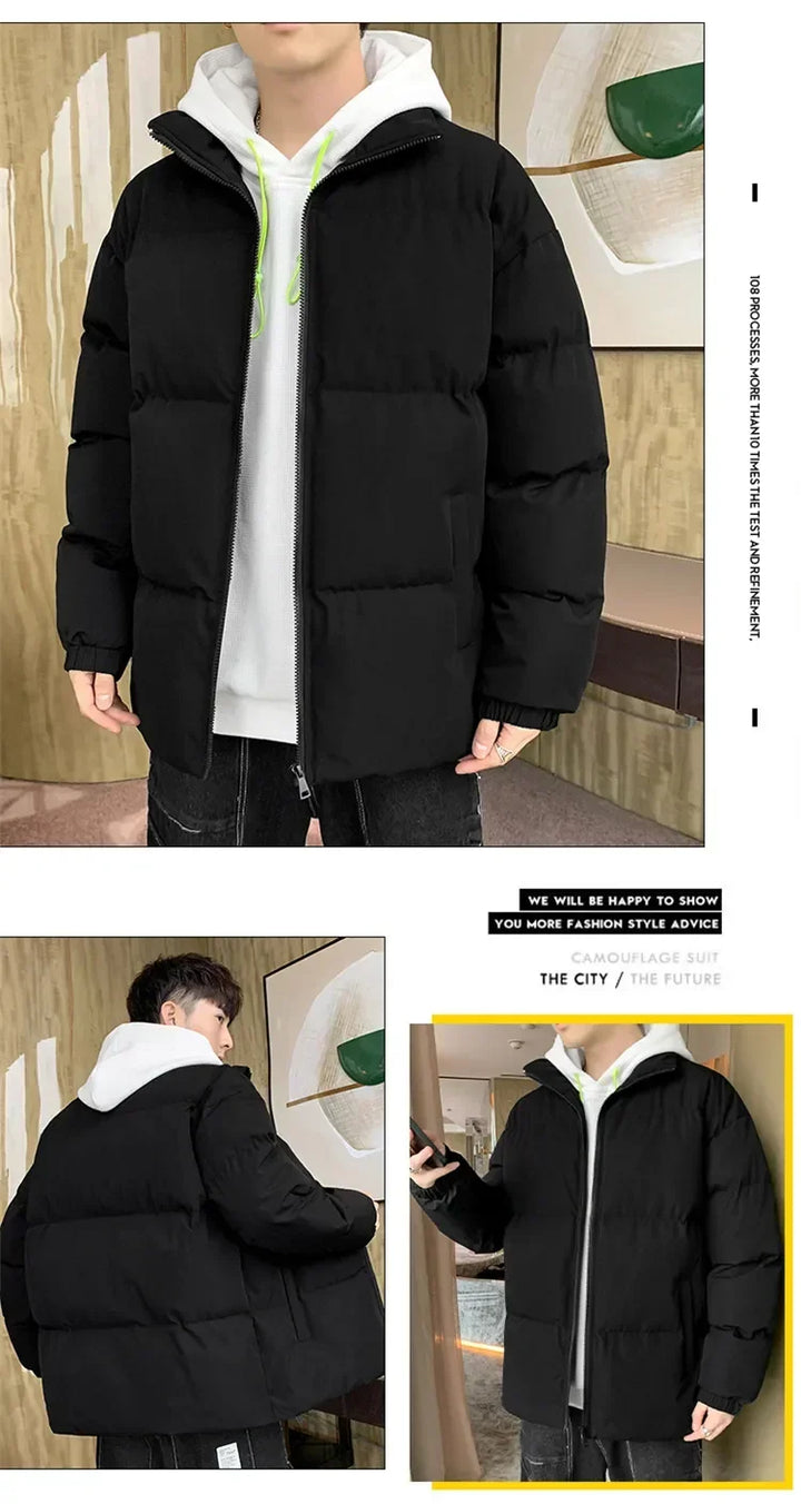 Men's Thicken Warm Parka Jacket - Stylish Men's Winter Jackets