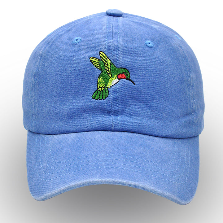 HUMMINGBIRD Dad Hat Embroidery Wildlife Bird Cap Cute Bird Baseball Cap Mom Hats Retro Woman Sun Hat Trucker Hat