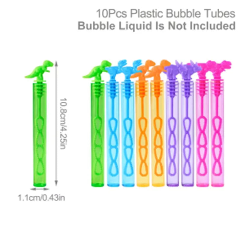 10 pcs Mermaid Bubble Tube Soap Bottle Little Mermaid Toy