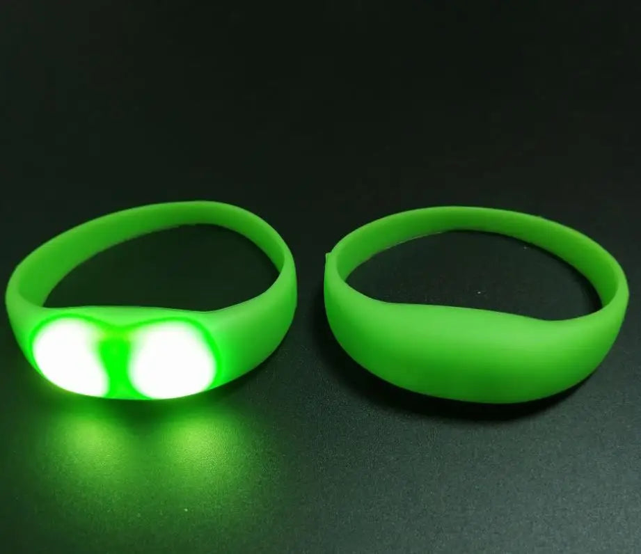 10pcs Glow in the Dark Bracelet Voice Sillcone Concert accessories