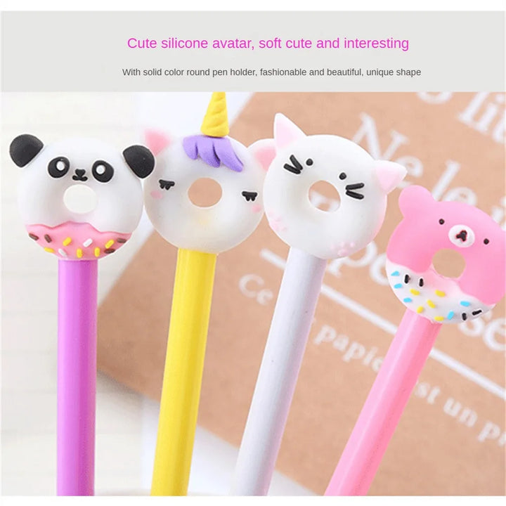 Novelty Cute Pens Kawaii Funny Luxury Gel Ink Pen Writing Girl Stationery Ballpoint School Office Supply Teacher Gift