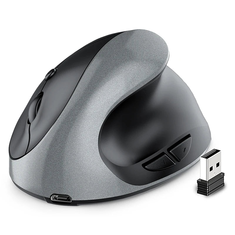 BTS-908 Hot Selling Rechargeable Vertical Mice Ergonomic Wireless Mouse