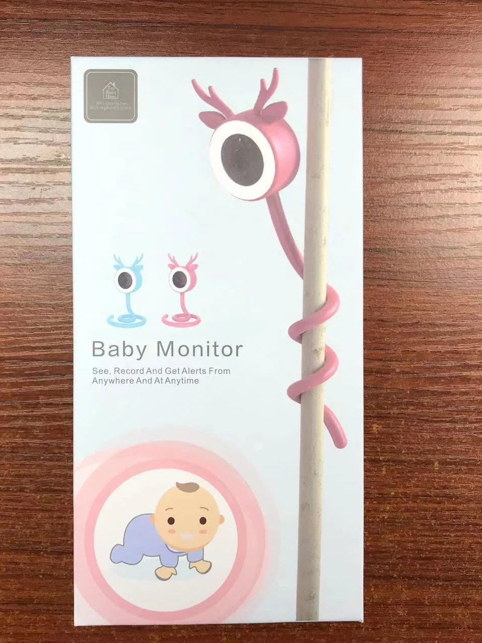 Baby Monitor Display Baby Camera 2K HD Mini 4MP Wifi Wireless Cloudedge App Suspended Placeable Night Vision Security Monitoring