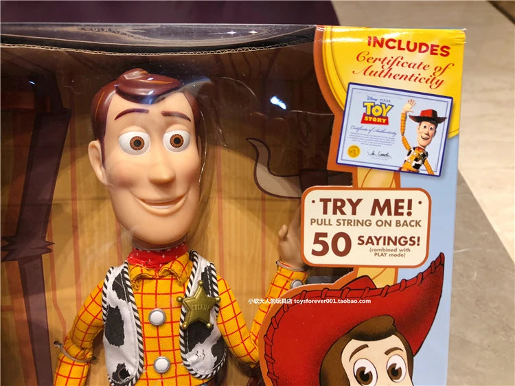 Disney Pixar Toy Story 4 Woody Action Figures Slinky Dog Action Figures Talking English Movie Sound Doll  Kids Birthday Gift