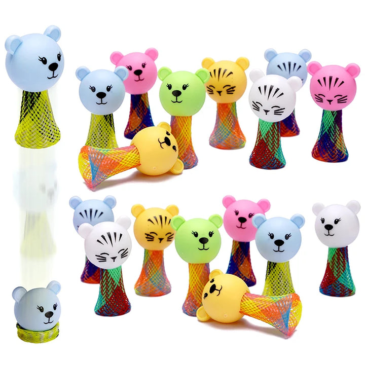 20 Pcs/bag Cute Mini Animal Jumping Doll