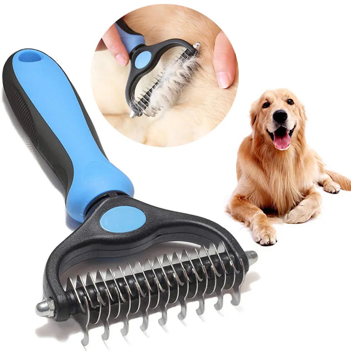 Pet Deshedding Brush/ Dog Hair Remover