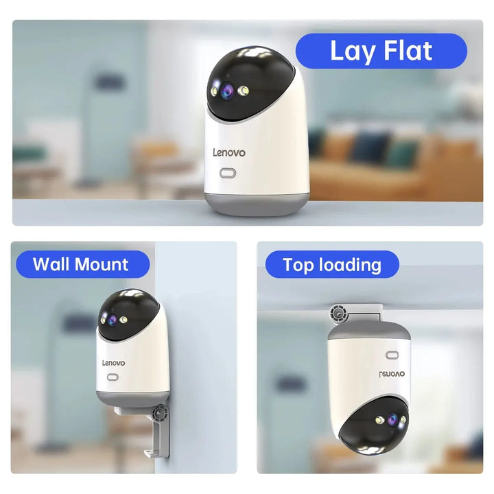 3MP 5G WiFi PTZ IP Smart Home Night Light Wireless Baby Monitor