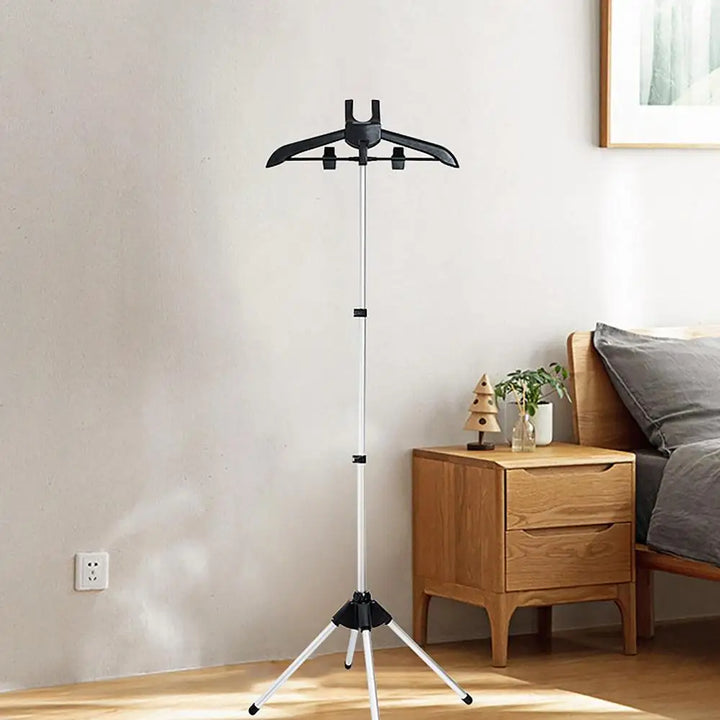 Display Stand Clothes Hanger Garment Foldable Tripod Steamer Rack Cloths Iron Hanging Stand Clothing Drying Rack Steamer Bracket