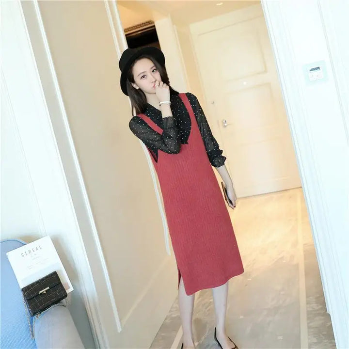 Women Sweater Vest Pull Femme Sweaters Ladies Autumn Clothes 2024 Vests Female Knitted Dress Loose Pullovers Outerwear E891