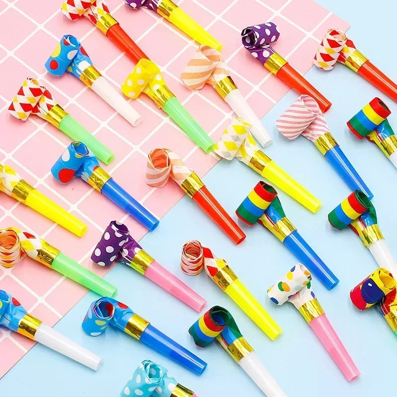 30 pcs Colorful Whistles Toy