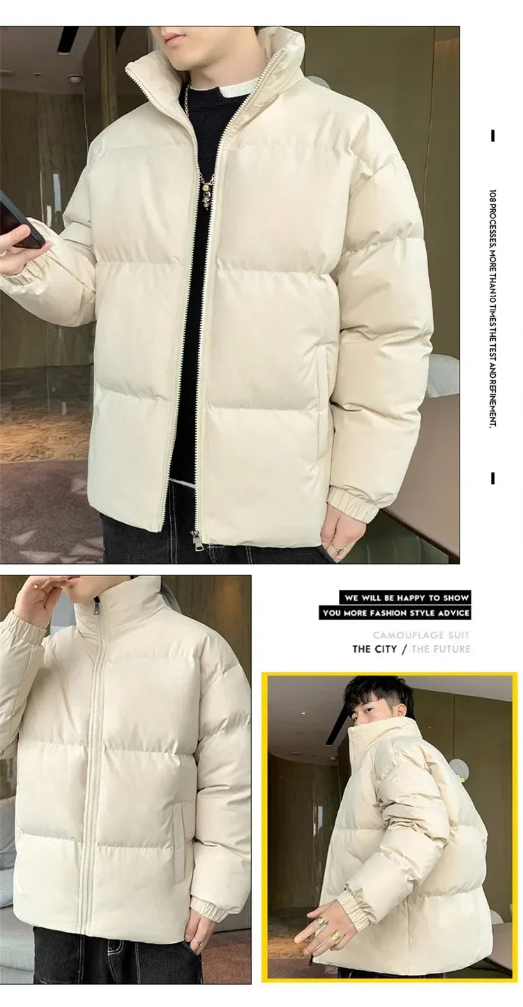 Men's Thicken Warm Parka Jacket - Stylish Men's Winter Jackets