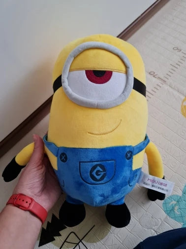 Cute Minions Movie Characters Yellow Plush Toys Bob Stuart In Jeans Soft Dolls Toys & Hobbies Christmas Birthday Gift 1pcs