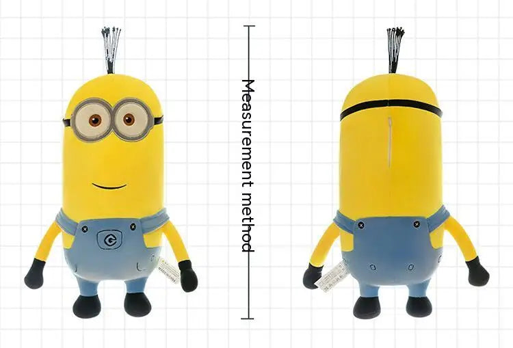 Cute Minions Movie Characters Yellow Plush Toys Bob Stuart In Jeans Soft Dolls Toys & Hobbies Christmas Birthday Gift 1pcs