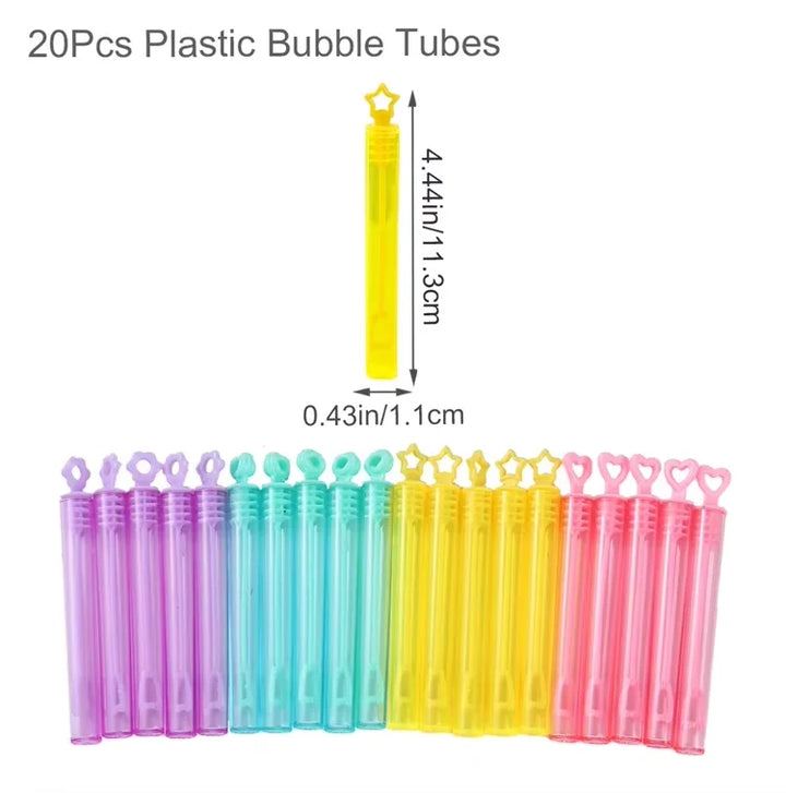 10 pcs Mermaid Bubble Tube Soap Bottle Little Mermaid Toy