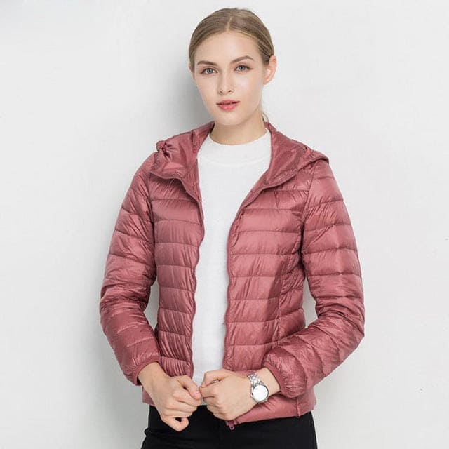 Winter Women Ultra Light Down Hooded Jackets SimpleCute Things