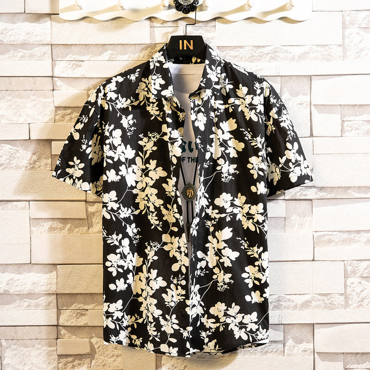 Fashion Casual Floral Shirt For Men