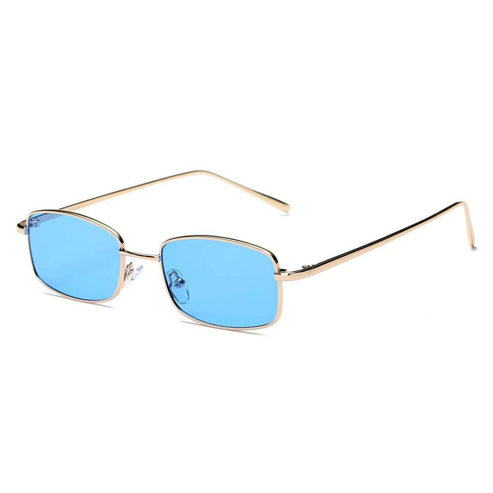 GARNER | S2076 - Retro Vintage Slim Rectangle Sunglasses