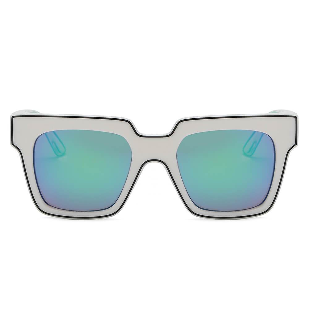 CAMDEN | S1068 - Women Retro Square Oversize Sunglasses